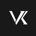 Uma imagem representando as letras V e K 